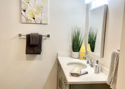 bathroom staged